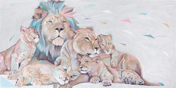 משפחת אריות 4 ילדים