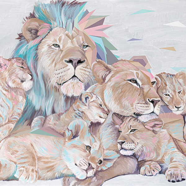 משפחת אריות 5 ילדים
